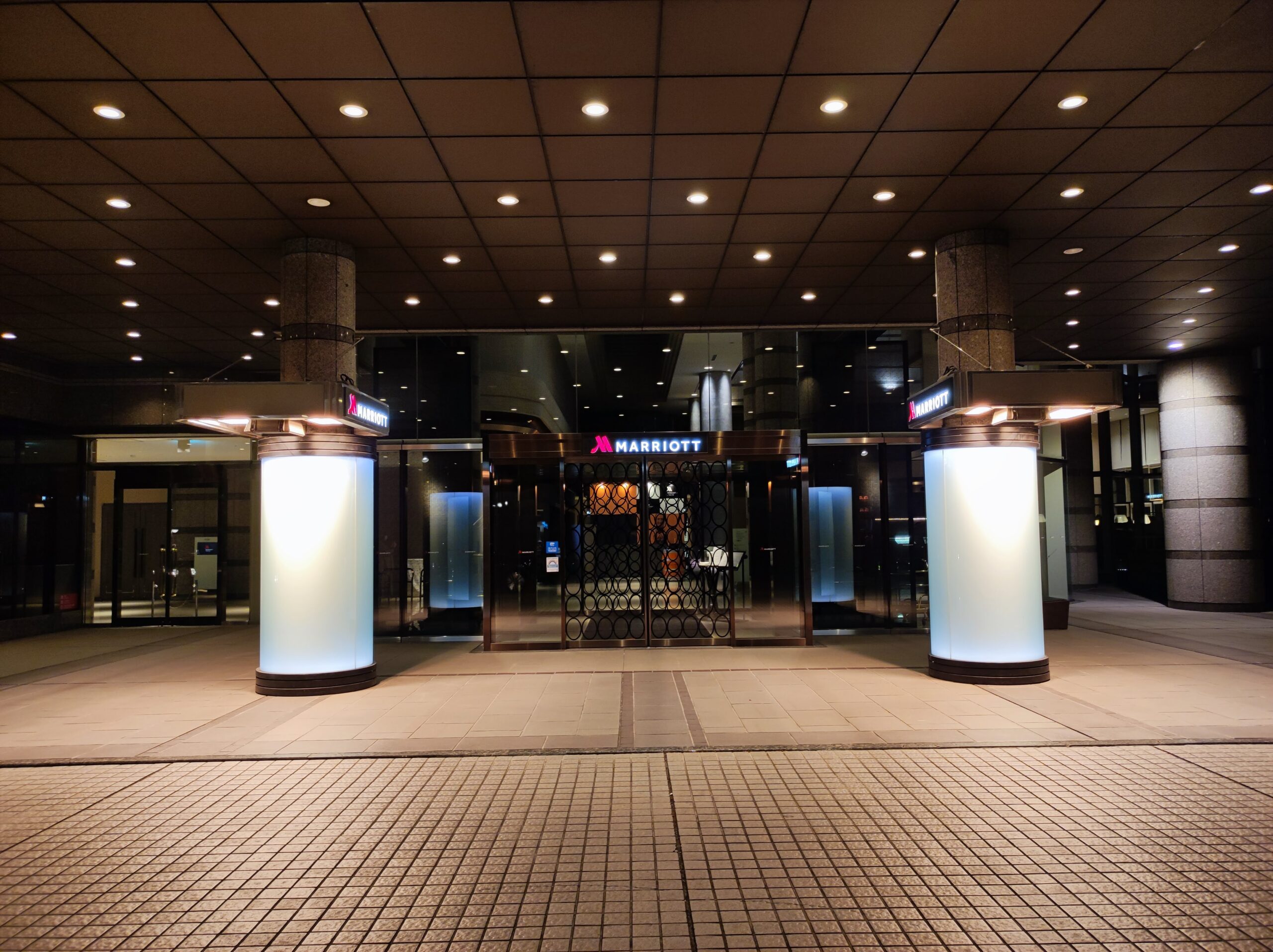 東京マリオットホテルエントランス